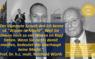 Mein Gespräch mit Prof. Dr. h.c. mult. Reinhold Würth