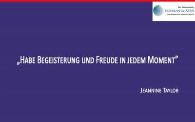 Mein Gespräch mit Jeannine Taylor