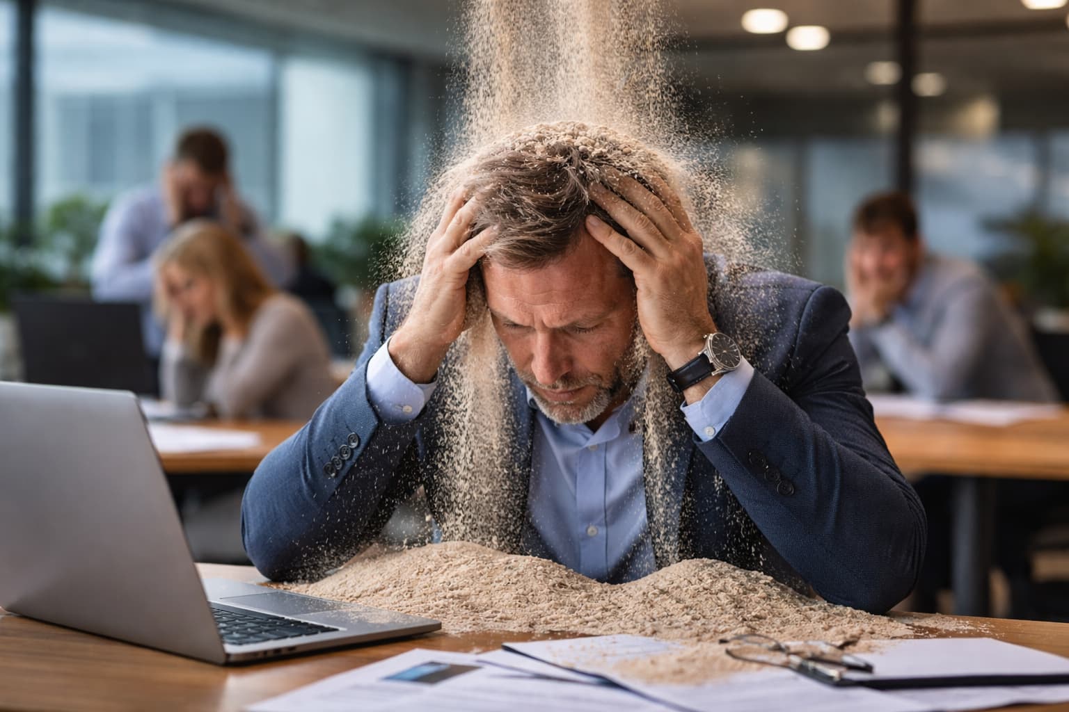 Don’t stick sand in your head now