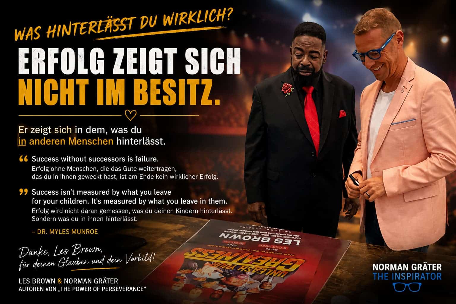 Les Brown Norman Gräter The Power of Perseverance