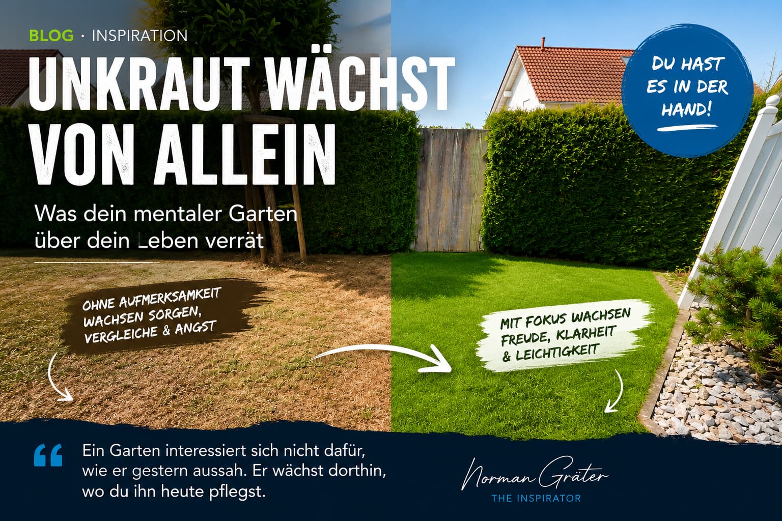 Warum dein mentaler Garten über dein Leben entscheidet